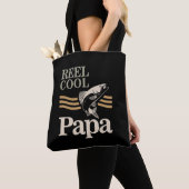 Reel Cool Papa - vader en grootvader Gifts Tote Bag (Dichtbij)
