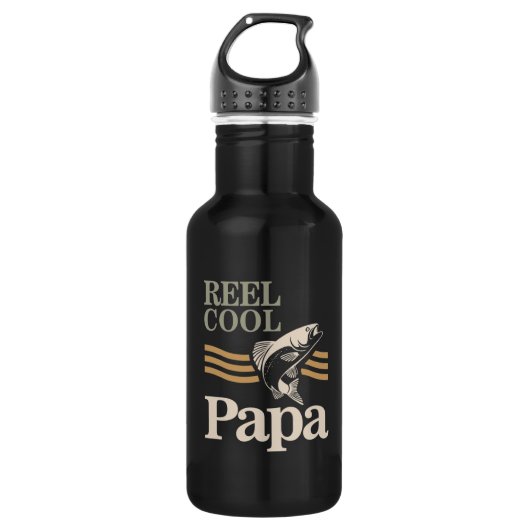 Reel Cool Papa - vader en grootvader Gifts Waterfles (Voorkant)