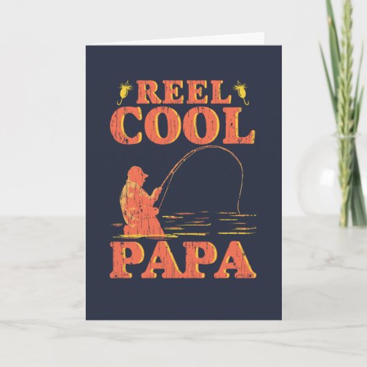 Reel Cool Papa Vaderdag Kaart (Voorkant)