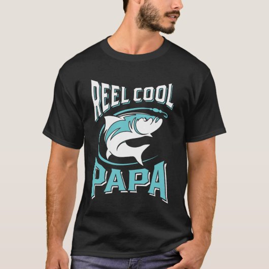 Reel Cool Papa | VADERDAG T-shirt (Voorkant)