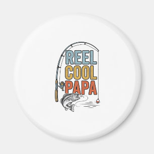 Reel Cool Papa Visser Shirt Ontwerp_1 Magneet