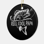 Reel Cool Papa Vist papa Gifts Vaderdag Keramisch Ornament (Links)