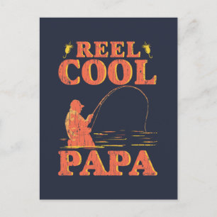 Reel Cool Papa Vist papa Vaderdag Briefkaart