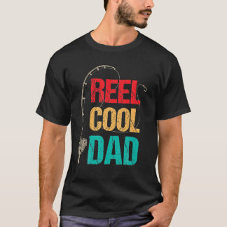 Reel Cool Papa Vist papa Vaderdag Fisherman T-shirt