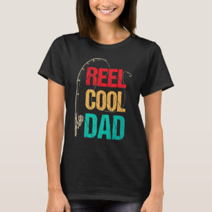 Reel Cool Papa Vist papa Vaderdag Fisherman T-shirt