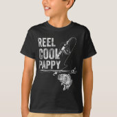 Reel Cool Pappy Fish Vist Vaderdag T-shirt (Voorkant)