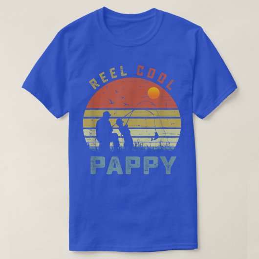 Reel Cool Pappy Shirt Fathers Day Gift for Gevist (Design voorkant)