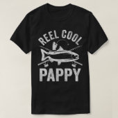 Reel Cool Pappy Visser Kerst Vaders Dag T-shirt (Design voorkant)