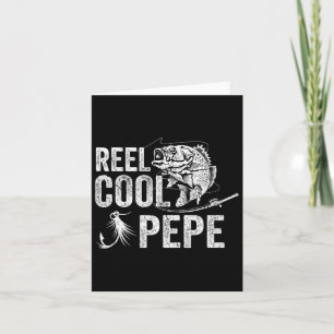 Reel Cool Pepe Vist Fathers Day Cadeaus Kaart