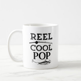 Reel Cool Pop Funny Vist Pun Grandpa Mannen Koffiemok