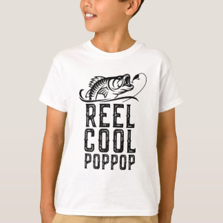 Reel Cool Pop-Pop Vist Funny Grandpa Pop Gif T-shirt