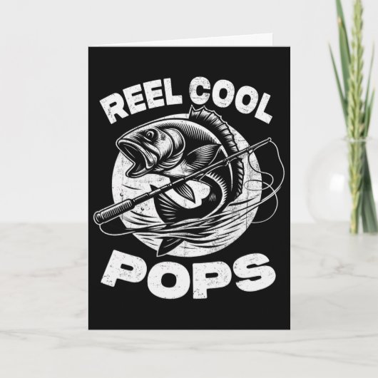 Reel Cool Pops Vis Pops Vaderdag Visser Kaart (Voorkant)