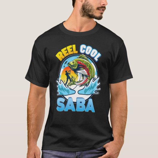 Reel Cool Saba Vist papa Papa papa T-shirt (Voorkant)