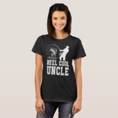 Reel Cool Uncle Fish Vist Vaderdag Papa T-shirt (Voorkant volledig)