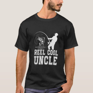 Reel Cool Uncle Fish Vist Vaderdag Papa T-shirt
