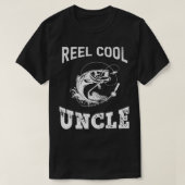 reel cool Uncle fisherman father's day Fishing gif T-shirt (Design voorkant)