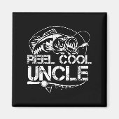 Reel Cool Uncle Fishing Daddy Fathers Day Dad For  Magneet (Voorkant)