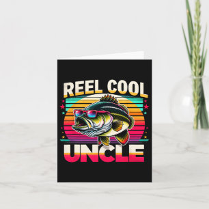 Reel Cool Uncle Funny Byss Vist het verhaal van Un Kaart
