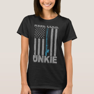 Reel Cool Unkie Uncle Vist Vaderdag T-shirt