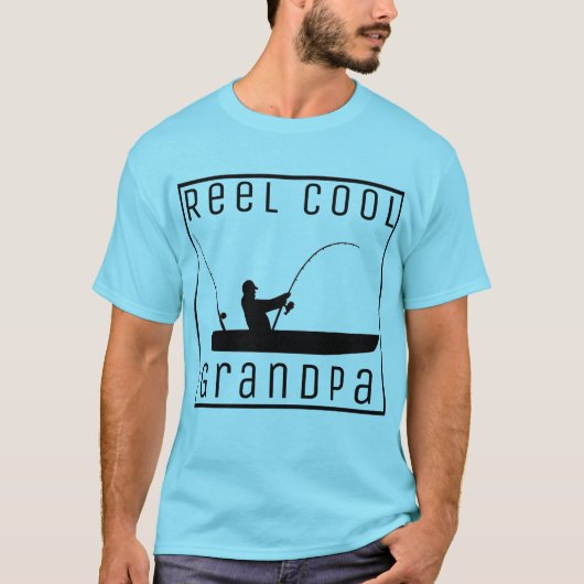Reel Cool Vissen Grandpa T-shirt (Voorkant)