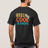 Reel coole opa vissen grappig t-shirt (Achterkant)