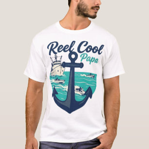 Reel Coole Papa - Scheeps- en diepzeevisserijontwe T-shirt