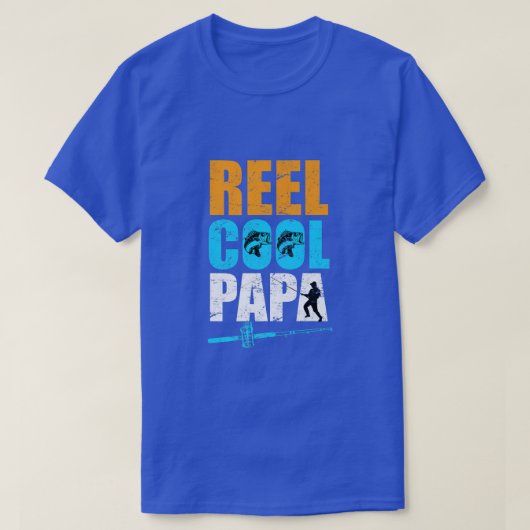 Reel coole vader Vissen vader T-shirt (Design voorkant)