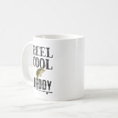 Reel Dad's Fish Funny Pun Fathers Day Vist Gift Koffiemok (Voorkant links)