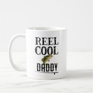 Reel Dad's Fish Funny Pun Fathers Day Vist Gift Koffiemok