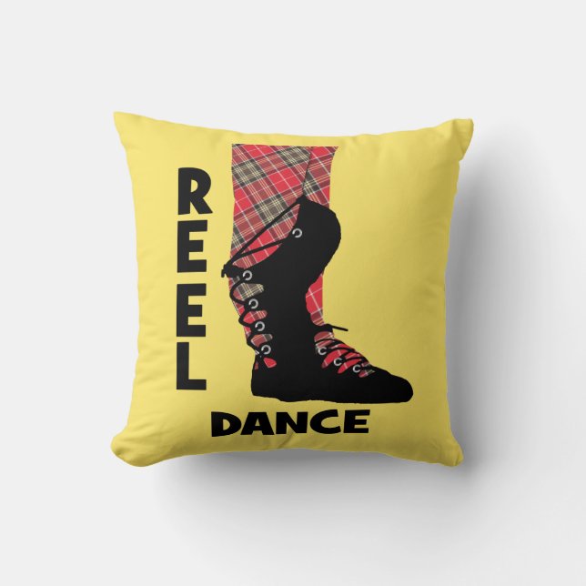 Reel Dance Scottish Country Dance Thance Kussen (Voorkant)
