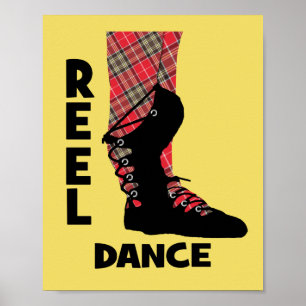 Reel Dance Scottish Country Dance Thance Poster