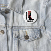 Reel Dance Scottish Country Dance Thance Ronde Button 5,7 Cm (In situ)