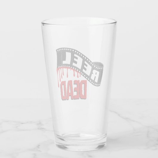 Reel Dead Pint Glass Glas (Achterkant)