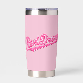 Reel Drama Doll Roze Meiden Die Vissen Grappig Vis Geïsoleerde Drinkbeker
