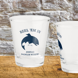 Reel ’em in Gevist vrijgezellenfeest Shot Glas