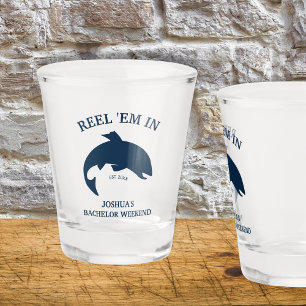 Reel ’em in Gevist vrijgezellenfeest Shot Glas