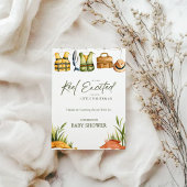 Reel Excited Little Fisherman Baby Shower  Bedankkaart