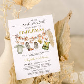 Reel Excited Little Fisherman Baby shower Kaart