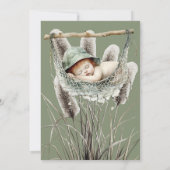 Reel Excited Little Fisherman Baby shower Kaart (Achterkant)