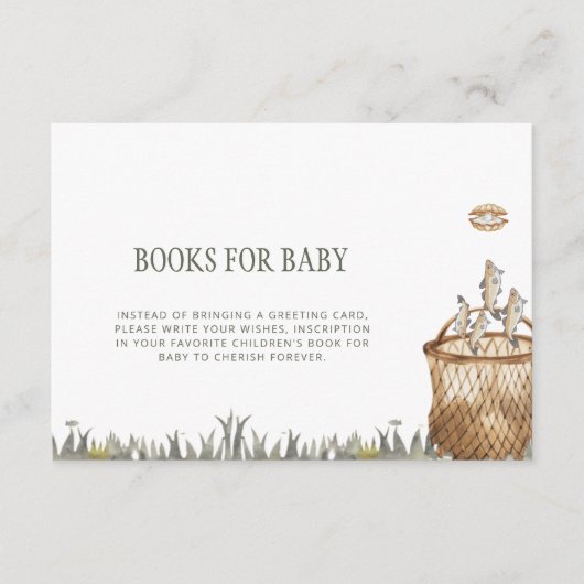 Reel Fun Little Fisherman Boeken voor Baby Informatiekaartje (Voorkant)