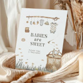 Reel Fun Vist baby's zijn lief Reclamebord Met Voetstuk