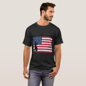 Reel geweldige vader – Grappige basvissen vadersda T-shirt (Voorkant volledig)