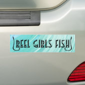 Reel Girls Fish - Bumpersticker (Op auto)