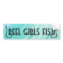 Reel Girls Fish - Bumpersticker