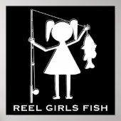 REEL GIRLS FISH - POSTER (Voorkant)