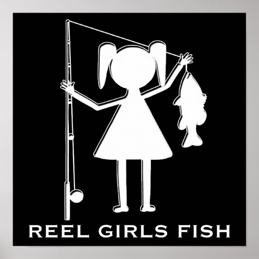 REEL GIRLS FISH - POSTER (Voorkant)