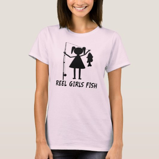 REEL GIRLS FISH T-SHIRT (Voorkant)
