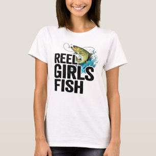 Reel Girls Fish T-Shirt – Vrouwen Bassangelen Shir