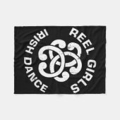 Reel Girls Irish Dance Dancer Funny Irish Dancing Fleece Deken (Voorkant (Horizontaal))
