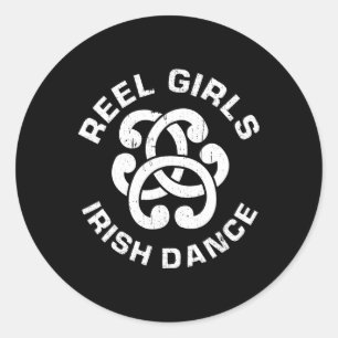 Reel Girls Irish Dance Dancer Funny Irish Dancing Ronde Sticker